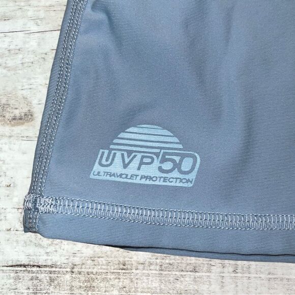 Body Glove Light Blue Rash Guard UVP 50 Short Sleeved T Shirt Boys Large - Picture 5 of 7